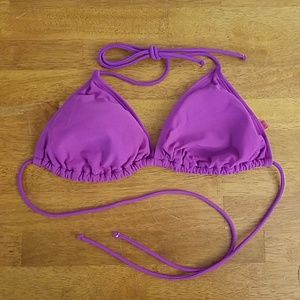 purple bikini top
